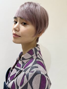 ピークアブー アヴェダ アトレ恵比寿(PEEK-A-BOO AVEDA) ショートカット/ベリーショート/ラベンダーピンク/ピンクカラー