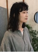 #カール#セミディ#パーマ#ミディアムパーマ