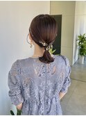 お呼ばれヘアアレンジ可愛くします♪