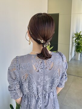 お呼ばれヘアアレンジ可愛くします♪