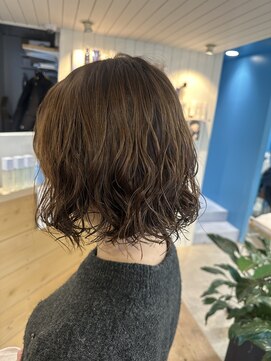 アンドブルー(and blue) ボブパーマ