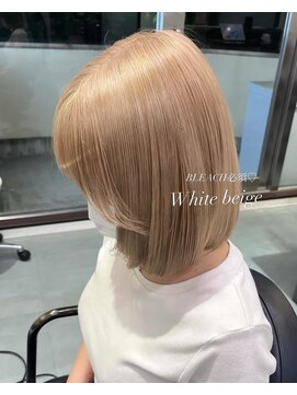 リリー(Lilley) (lilley内堀)ブリーチカラー×ミルクティーベージュ