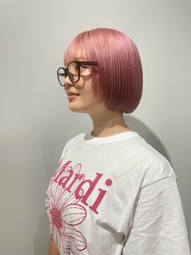 リガナッツ 池袋店(Riganuts) ボブ×ペールピンク