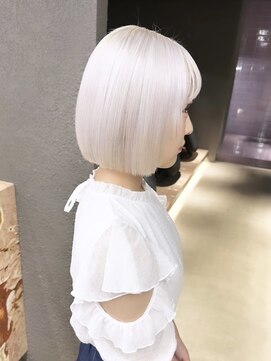 ペレ 栄店(PELE) 黒髪/ボブルフ/ネビージュ/小顔/ワンレン/栄/髪質改善/前髪