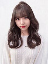 レイリー 原宿 表参道(Rayreee)&nbsp;似合わせ透明感カラーふんわりプードルパーマ小顔ヘア