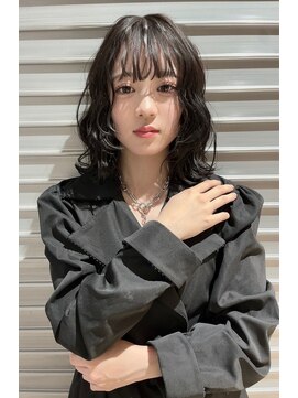 コルク バイ マグ 松本駅前(COLK by Mag) 20代30代40代髪質改善カラーショコラアッシュ艶感ロブヘアー