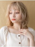透明感ハイトーンカラー美髪ホワイトブロンド312X大宮10代20代