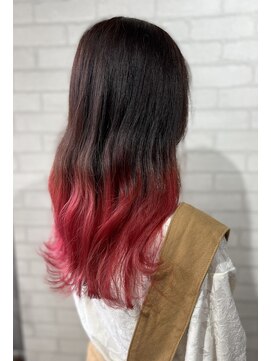 ビスイル 秋葉原店(Vis ill) くびレイヤーエモージュ小顔カットシースルーバング大人ガーリー