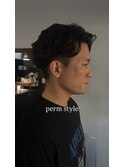 #ビジネススタイル #メンズショート #ニュアンスパーマ