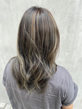 シャトン 中崎(chaton) 白髪気になりにくいコントラストハイライト