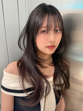 ロンドウル 熊本(Lond ulu) トレンド感抜群!!!ふんわりレイヤーカット×艶髪透明感カラー