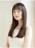 レイヤーカット 髪質改善  チョコレートカラー  透明感カラー