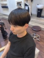 ジウ(ZIU)&nbsp;メンズカット×ナチュラルストレート