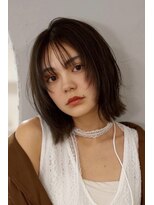 ファルベ(Farbe)&nbsp;ミディアムヘア/暗めカラー/グランマッシュ/デザインカラー