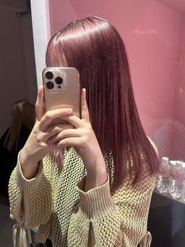 ダズリングディア(Dazzling Deer) ピンク/ピンクパープル/ミディアムヘア/暗めカラー