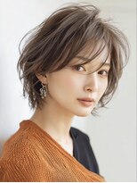 ハーツ(Heart's)&nbsp;白髪ぼかしカラー脱白髪染めショートカット40代50代60代