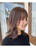 リエットヘアー 杢左店(Lie-et. hair)&nbsp;柔らかな動きが魅力！ナチュラルウェーブスタイル