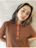 おしゃれ！抜け感インナーブリーチデザイン