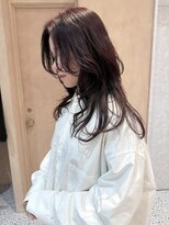 オン キャナルシティ博多前店(on)&nbsp;【晴音】ロングウルフ/レッドブラウン/ロング/20代