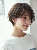大人ショートボブ/丸みショート