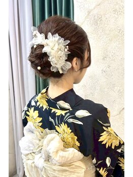 ヘアアレンジメント ボガスティーズ 川崎店(Hair arrangement Vogusty's)の写真/早朝などもお気軽にご相談ください!ヘアセット、お着付け、メイク*全てお支度叶います!