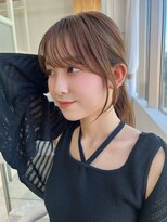 エイミーバイアフロートザガーデン 浦和店(amie by afloat the garden)&nbsp;一つ結びでも可愛いミディアムレイヤー【浦和】