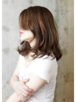 クルヴァ(curva)&nbsp;～抜け感、アッシュベースmidi～【下北沢美容室　curva】