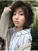 アミュレット バイ サファリ 西荻窪(AMULETTE BY SAFARI)&nbsp;シースルーバング×レイヤー×ダークブラウン