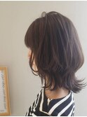 小顔ウルフ♪