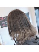 グレーグラデーションボブ