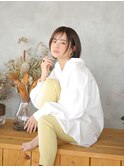 フェイスラインに沿った小顔ボブvol.2
