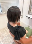 ミニボブ×外ハネ
