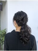 【Quartett】ヘアセット×ローポニー