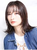 大人可愛い小顔美髪ツヤ髪こなれヘアワンカール外ハネA1