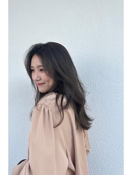 ルレ 本山(Relais) 韓国風外ハネグレージュヘア