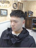 【LUDLOW BLUNT】クロップヘア フェードカット バーバースタイル