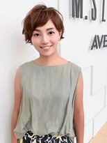 エムスラッシュ センター南(M.SLASH)&nbsp;■くすみピンクのフェミニンショートM.SLASHセンター南18-19