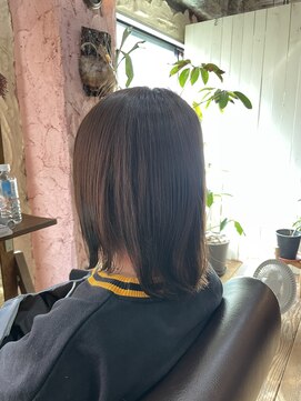 ロッソバイアルター 鎌取(ROSSO by aL-ter) 【グレーベージュ/黒髪/レイヤーロング】千葉香奈