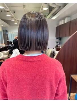 リプルヘアー ウエスト(ripple hair west) ミニボブ