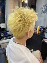 フランクスバーバーザスタンド(Frank’s barber the stand)&nbsp;金髪ラフマッドオールバックE