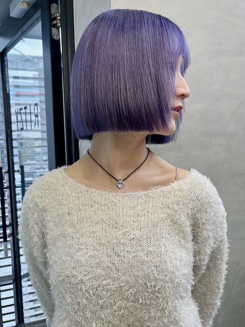 【RITZY】色落ちsilverの Purple color