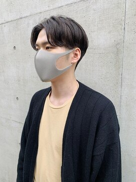 レタッチバイフィフス(RETOUCH by fifth) センターパートニュアンスパーマワンカールパーマ韓国コンマヘア