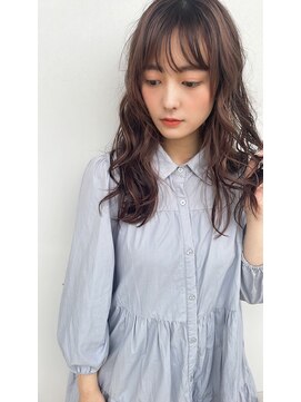 トゥーリ 二日市店(tuuli) 大人女性◆艶レイヤー前髪ピンクベージュ 髪質改善 縮毛矯正