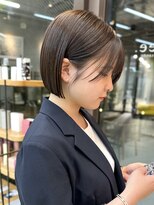 ミィ 表参道(mee.)&nbsp;前髪/アンブレラカラー/こなれミディ/イメチェン/ウェーブパーマ