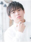 20代30代ナチュラルアースカラー王道メンズカットF越谷