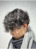 【波巻きシャドウ】マッシュ/メンズパーマ/メンズカット/池袋