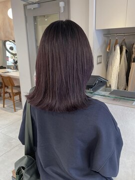 キャンバス バイ ネオリーブ 横浜西口(Canvas by neo.) ラベンダー 暖色系 ピンクラベンダー 外ハネボブ