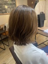ココカラヘアー プラス(cococara‐hair plus)&nbsp;くびれボブ×ベージュ