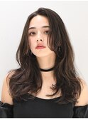 20代30代40代艶感ストレートアッシュグレージュ透明感ロング