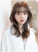 20代30代かわいい/顔周りレイヤー/髪質改善/髪質改善ストレート